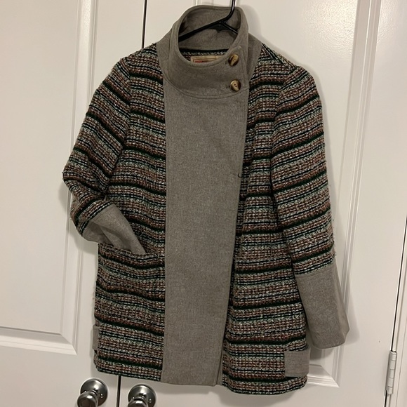 Anthropologie Boucle Confetti Cocoon Coat - Picture 5 of 9